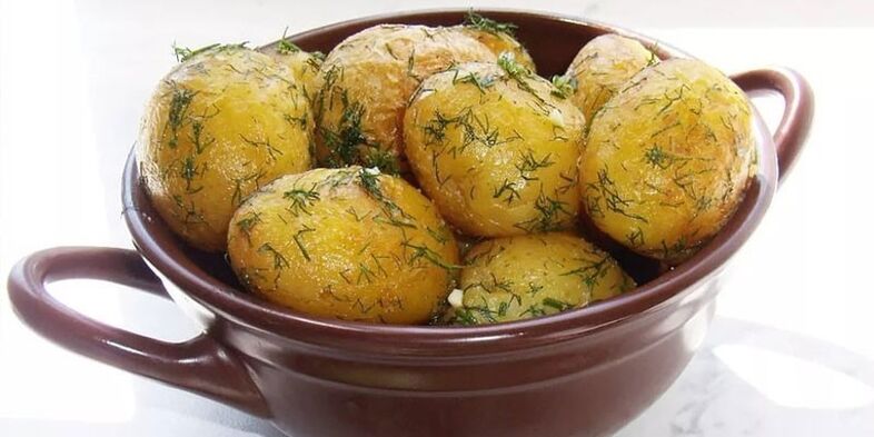 pečené brambory s bylinkami na hubnutí