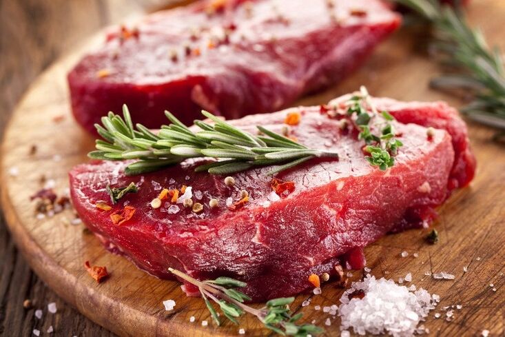 masový steak pro ketogenní dietu